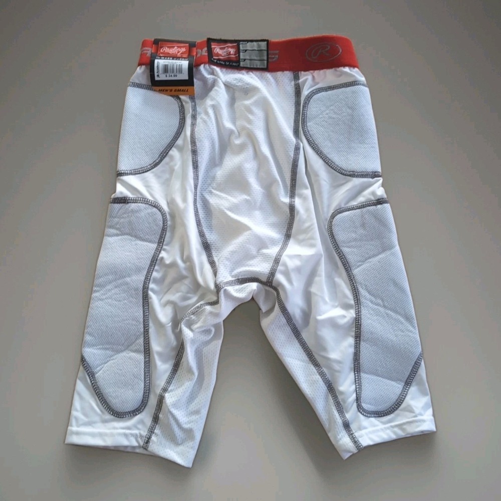 Rawlings Men's White Baseball‎ Slider Short Adult Small